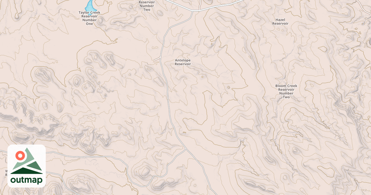 Map of SOUTH PLUM CREEK
