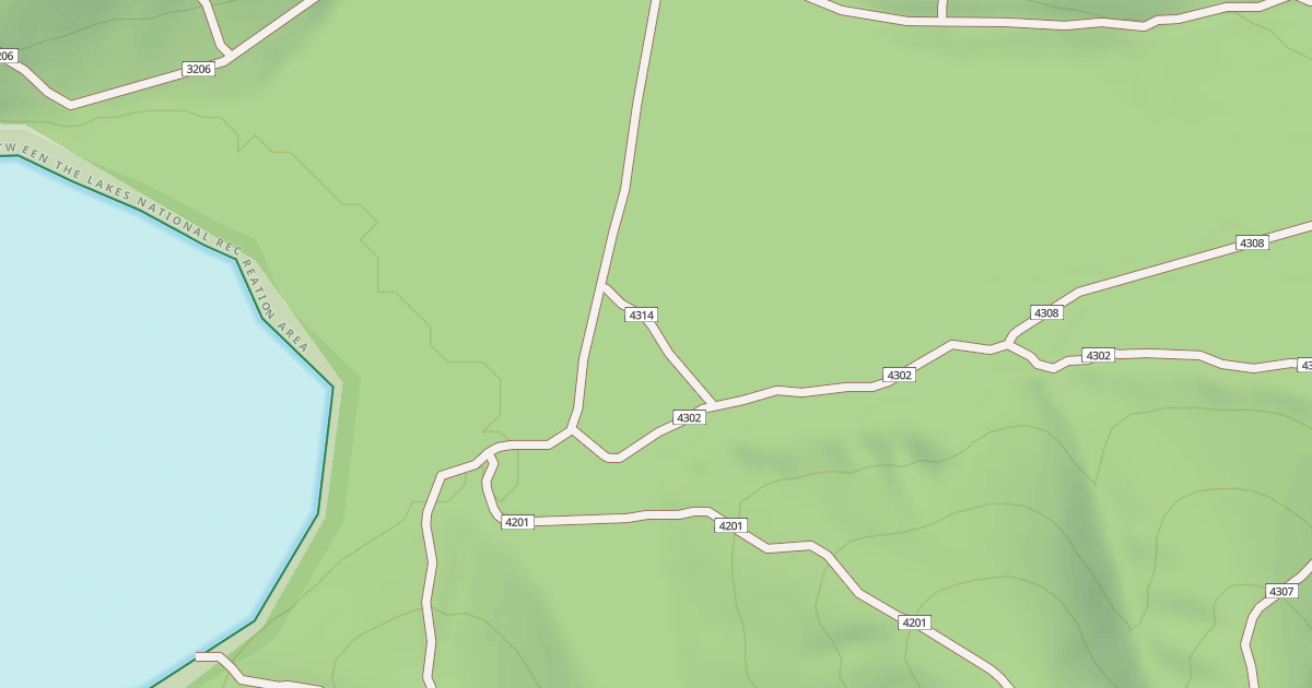 Map preview of USFS Motor Vehicle Use Map Trails 19705