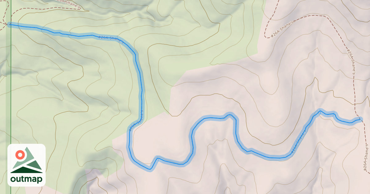 Map of #26A Shane's