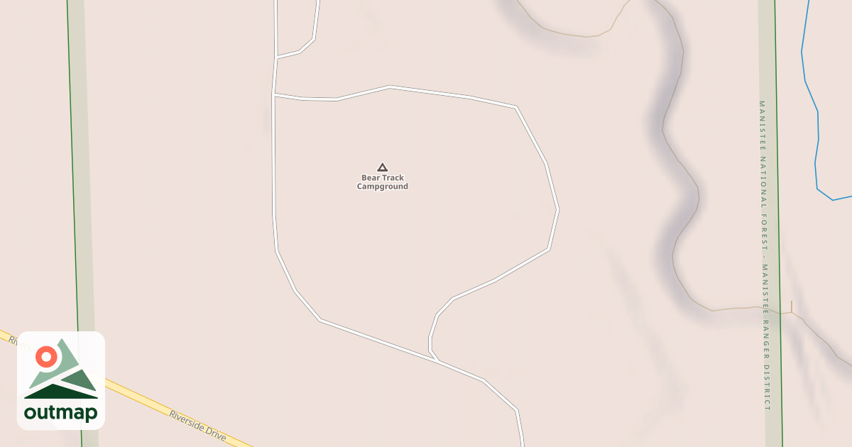 Map of CAMP LOOP BEAR TRACK
