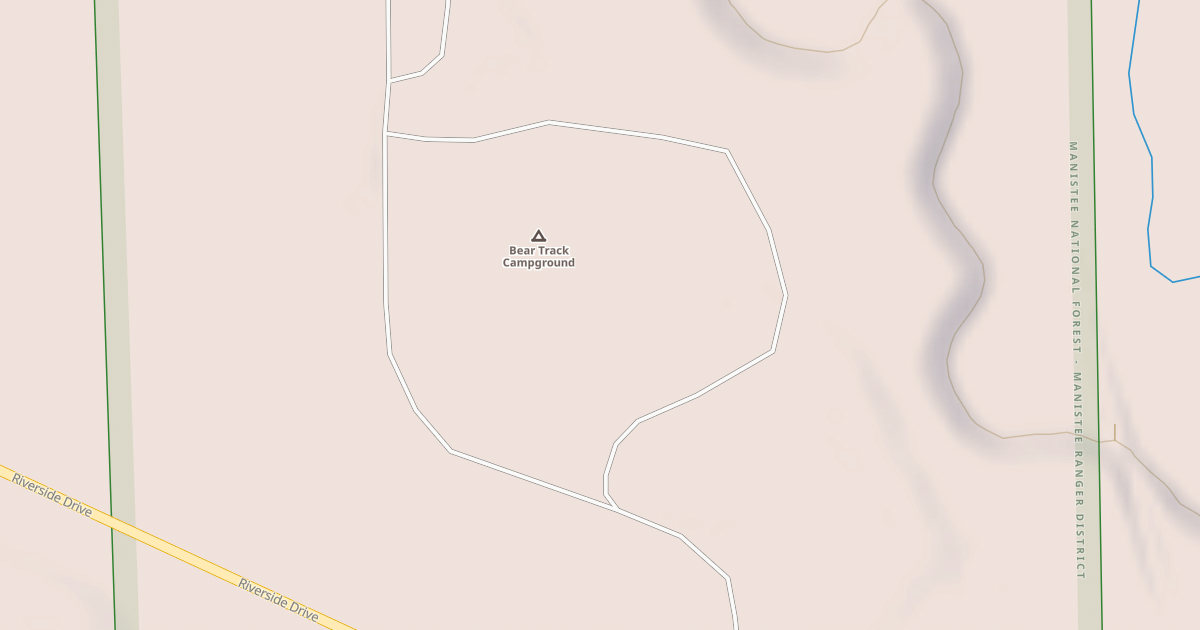 Map preview of CAMP LOOP BEAR TRACK
