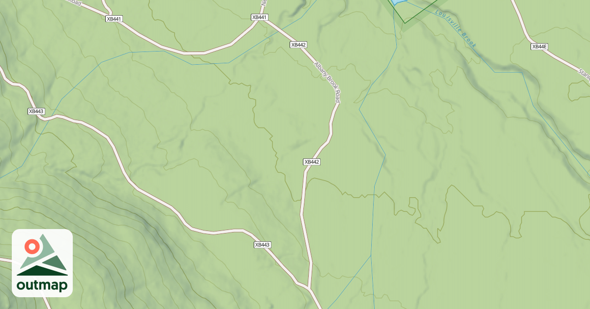 Map of ALBANY BROOK