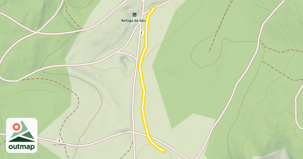 Map of Écureuil - Les S