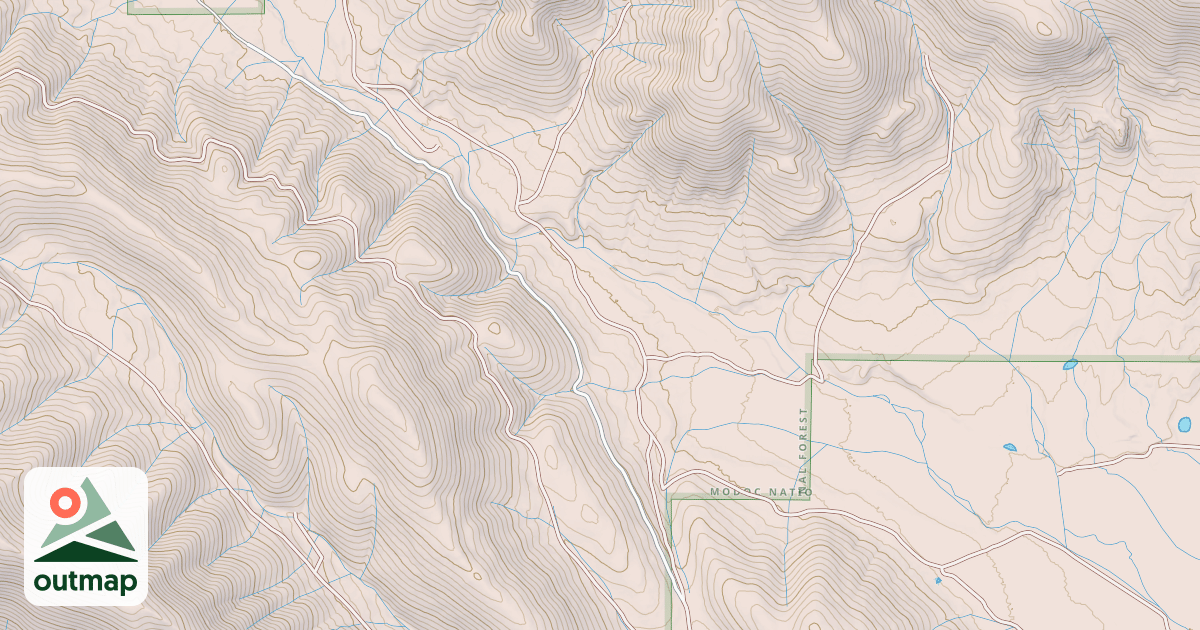 Map of DUTCH FLAT SPUR A