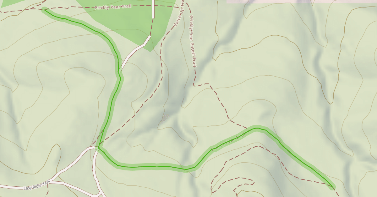 Map preview of Prickly Pear Trail