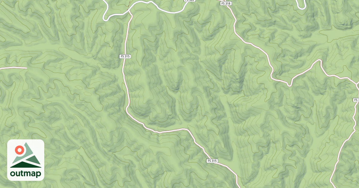 Map of BEAVER CREEK S. H.