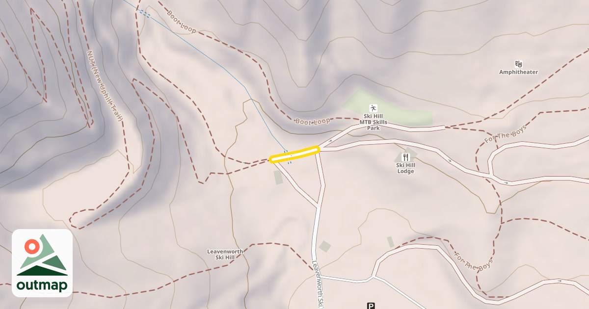 Map of Freund Uphill Connector