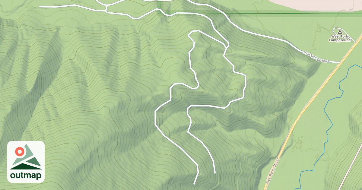 Map of (FDR) SOUTH LITTLE WEST FORK