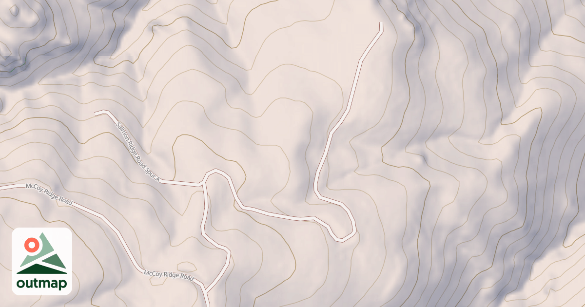 Map of SALMON RIDGE