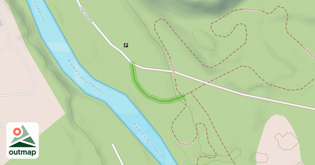 Map of Accès 106e