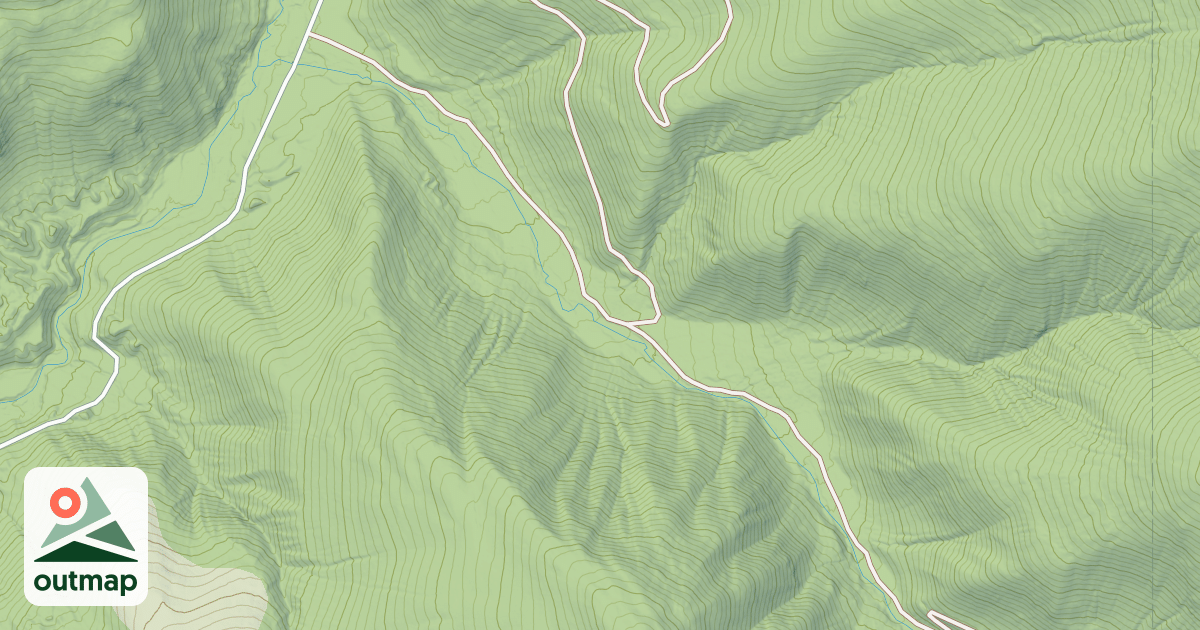 Map of KENO MOUNTAIN
