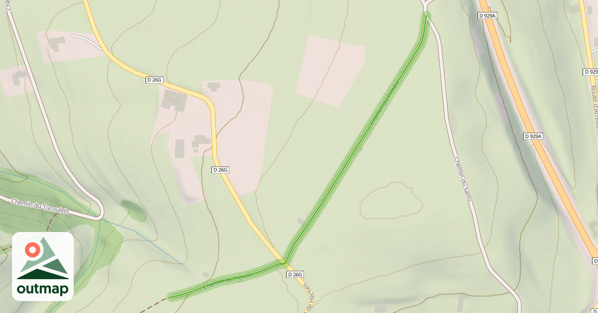 Map of Chemin du Pichou