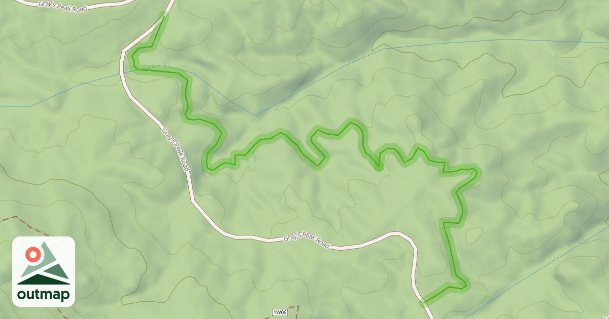 Map of Hanna Flat Trail