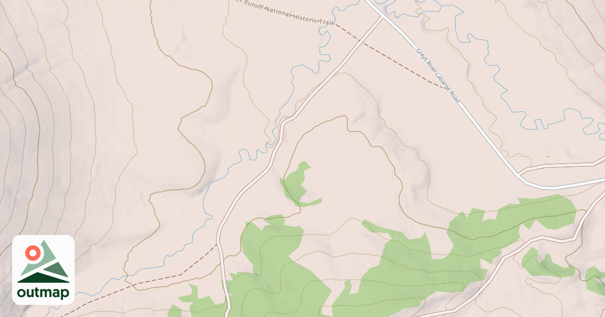 Map of LITTLE CORRAL CREEK
