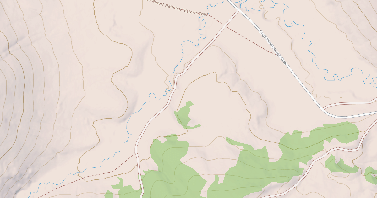 Map preview of LITTLE CORRAL CREEK
