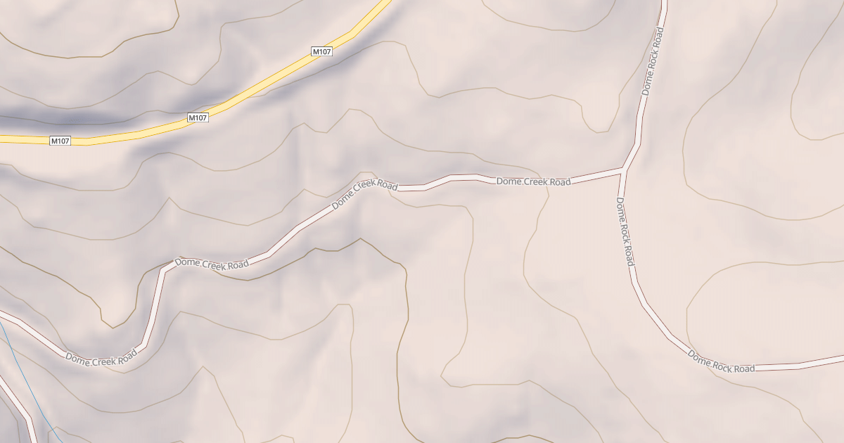 Map preview of DOME CREEK