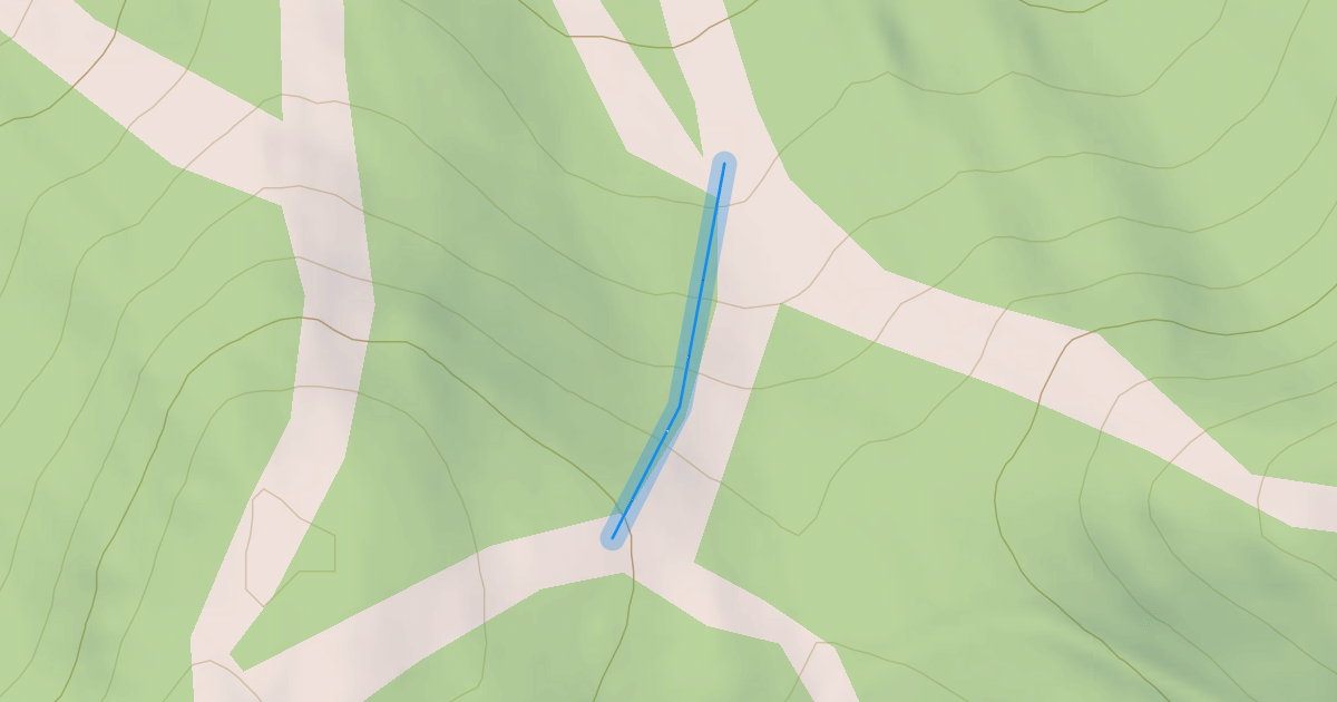 Map preview of North Fork