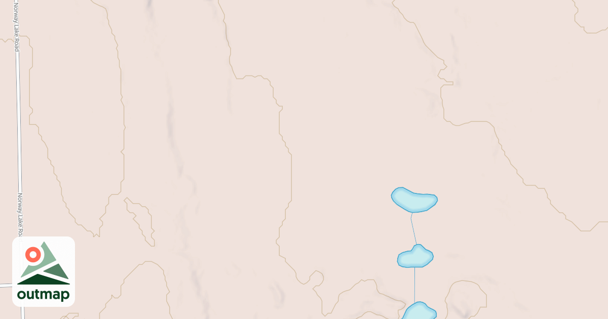 Map of USFS Motor Vehicle Use Map Trails 22122