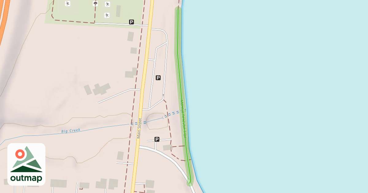Map of Mantua Resevoir Trail