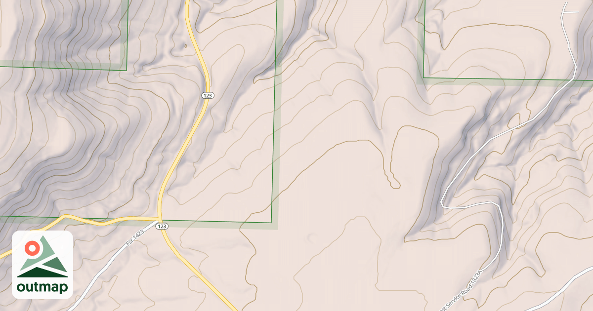 Map of USFS Motor Vehicle Use Map Roads {2EC6B9F1-6E2D-4CE6-B502-52306473541D}
