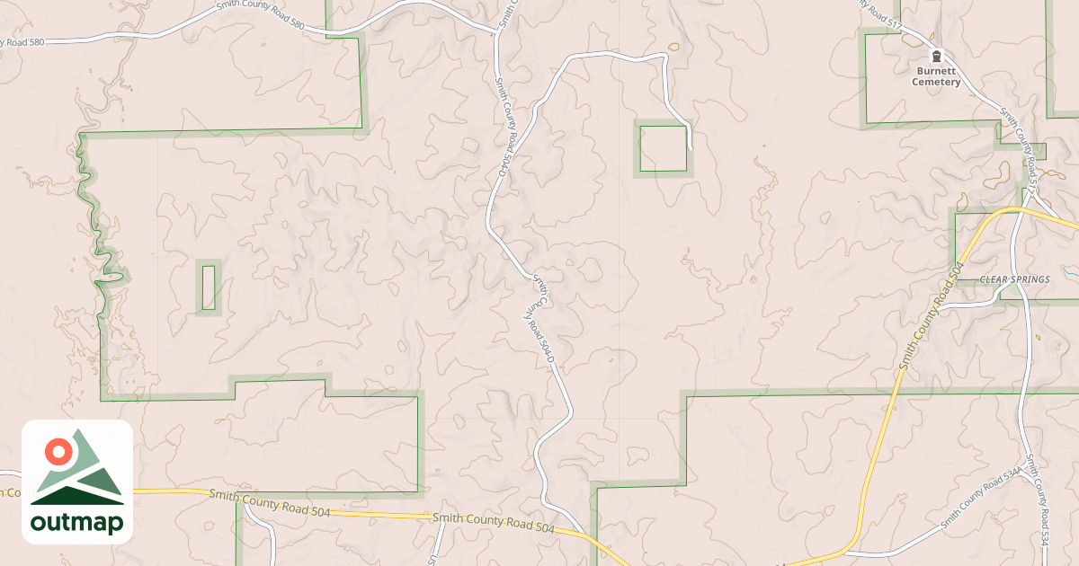 Map of CLEAR SPRINGS