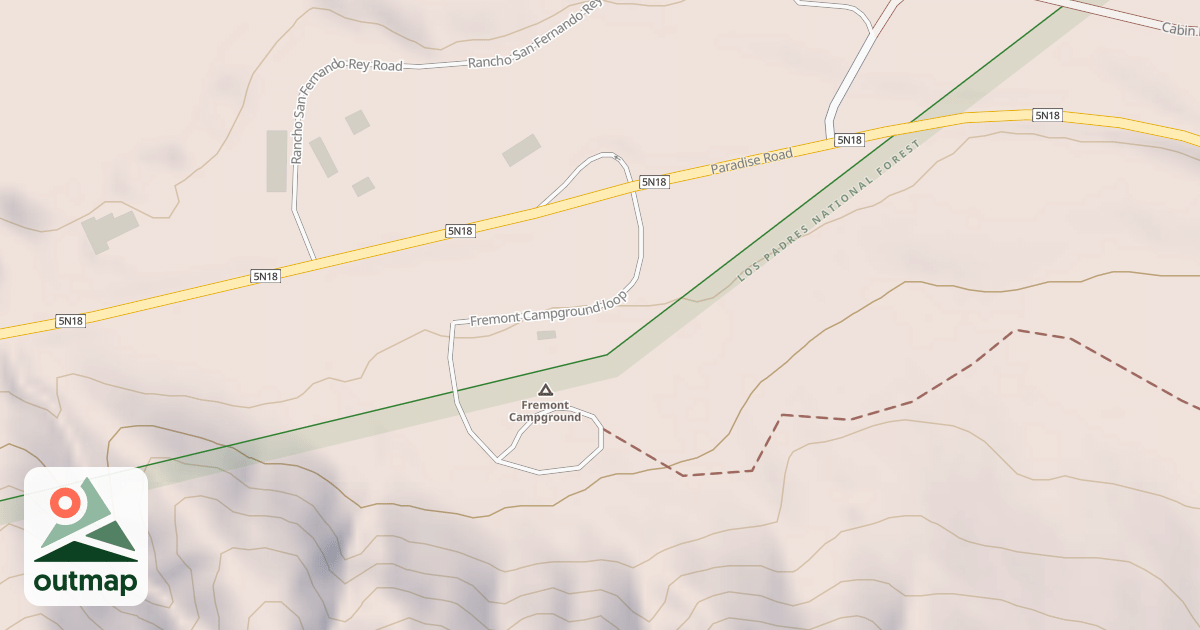 Map of FREMONT CG.