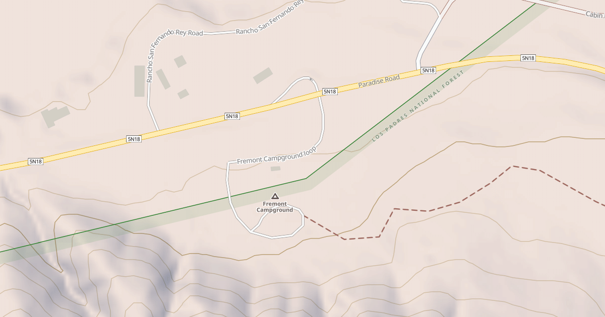 Map preview of FREMONT CG.