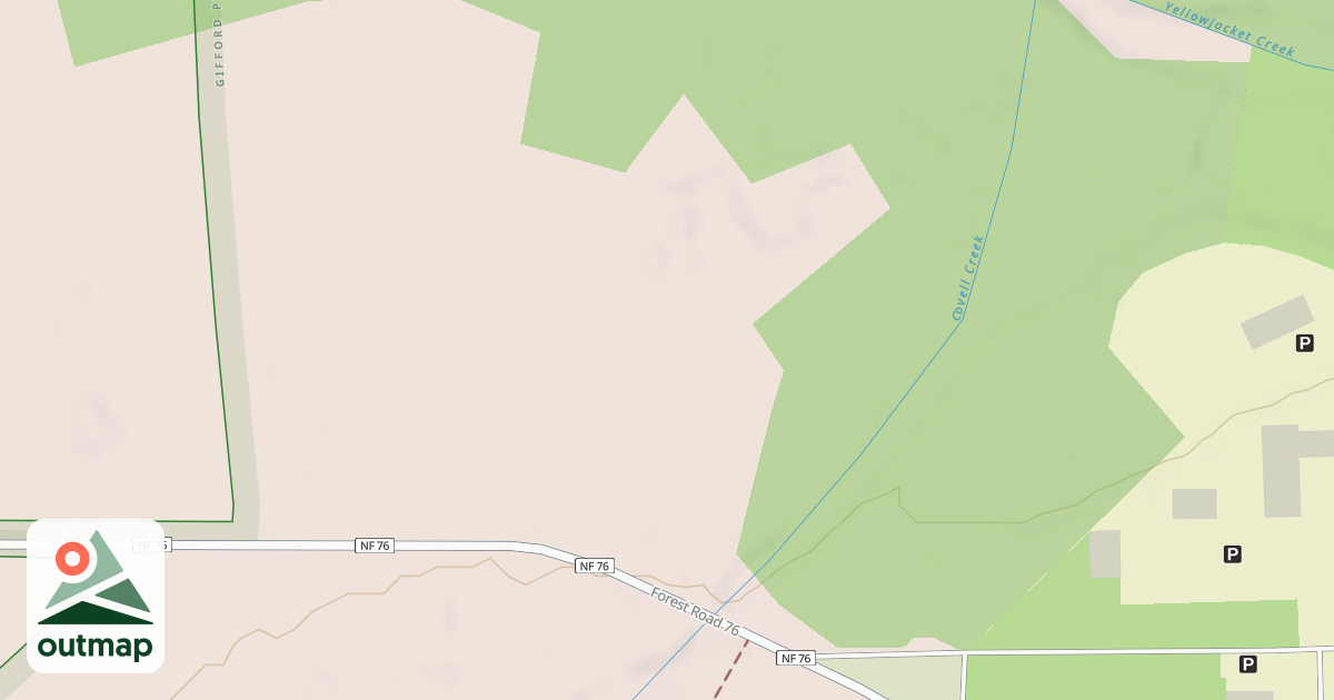 Map of CISPUS CENTER LOWER AREA