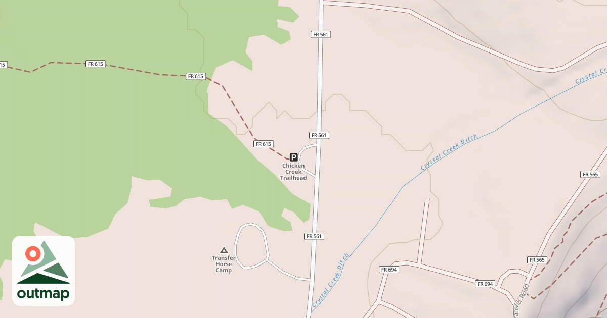 Map of WEST MANCOS F