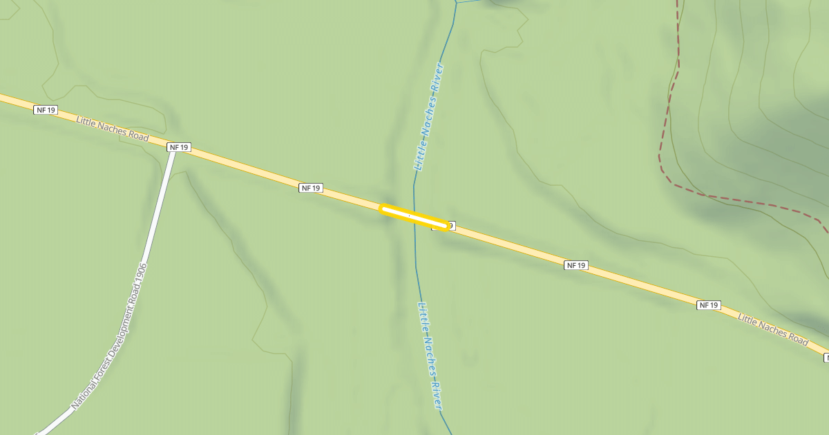 Map preview of Little Naches Road