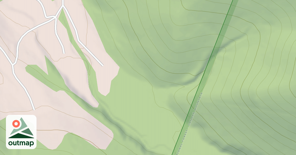 Map of RT. FORK DRY RUN