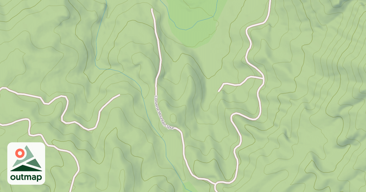 Map of CONVERSE MTN.