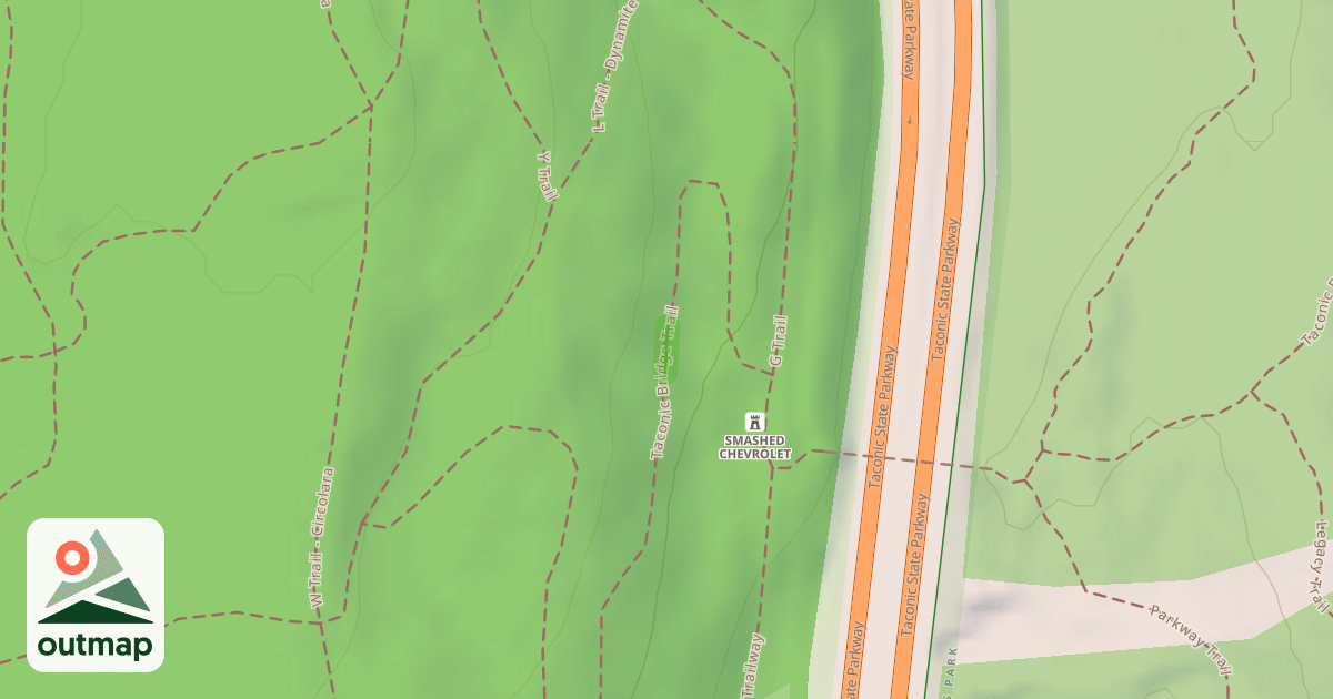 Map of P Trail