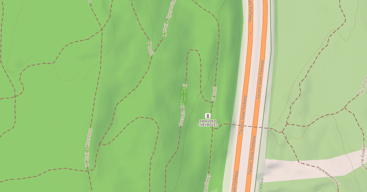 Map preview of P Trail