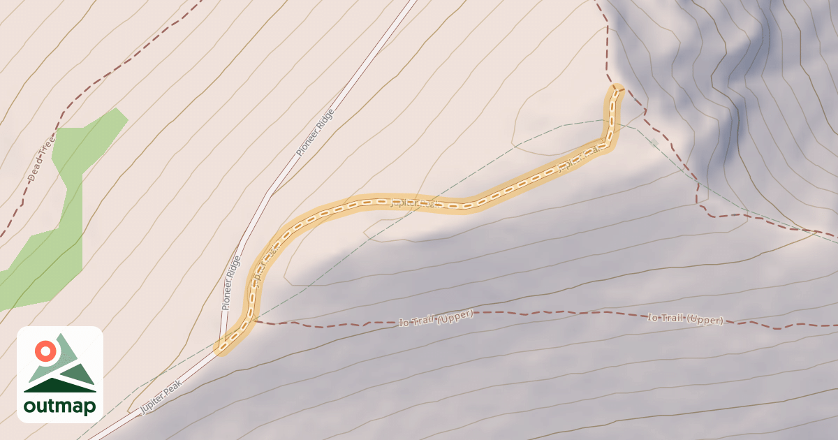 Map of Jupiter Peak