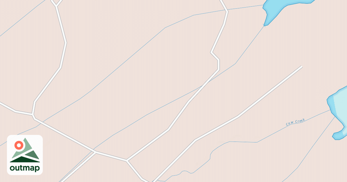 Map of COW CREEK SPUR B1