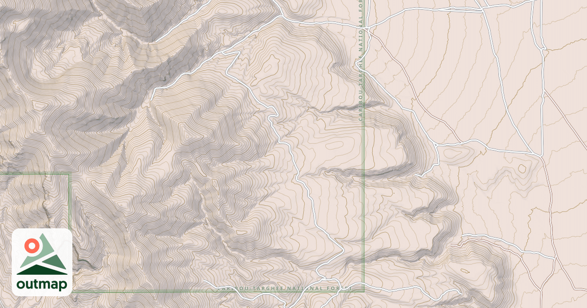Map of SNAKY CANYON