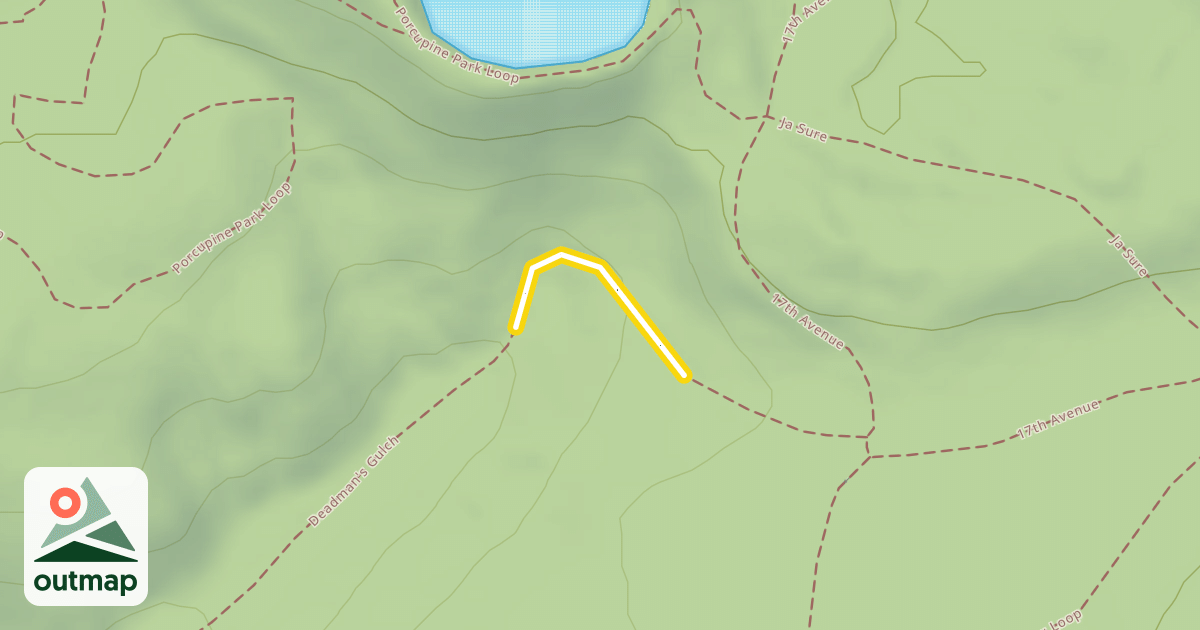 Map of Deadman's Gulch