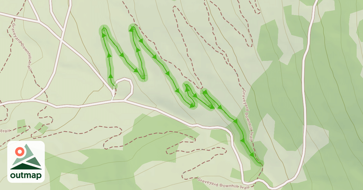 Map of Lazy Dazz Trail