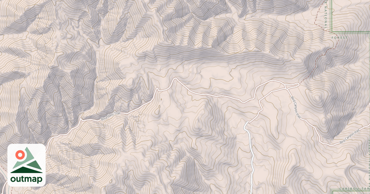 Map of Boundary Trail
