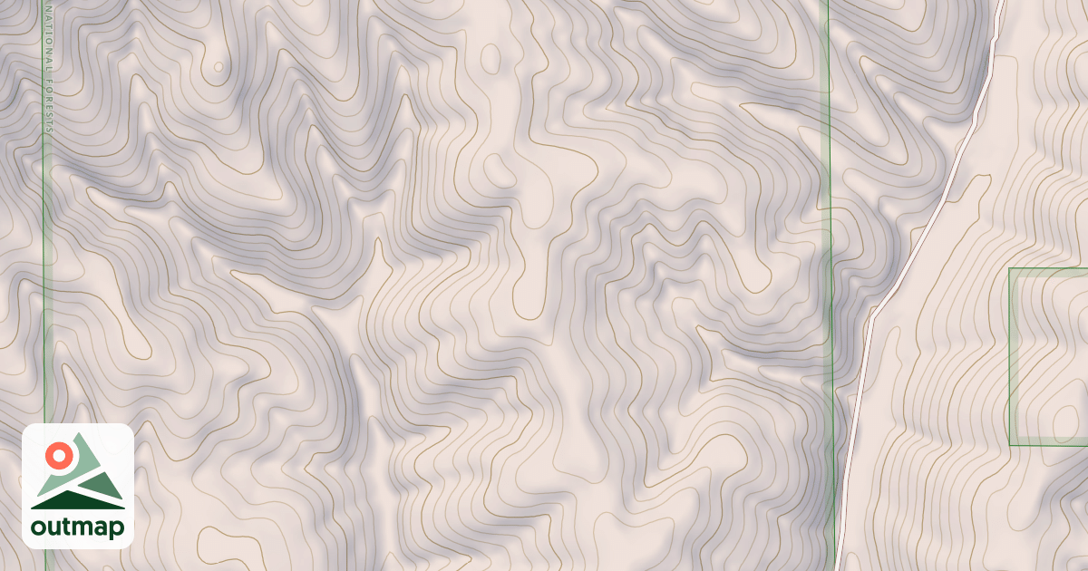 Map of BEDSPRINGS GULCH A