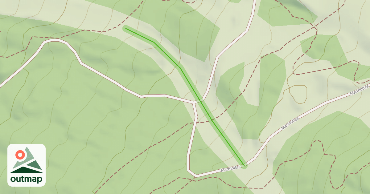 Map of Font Claire