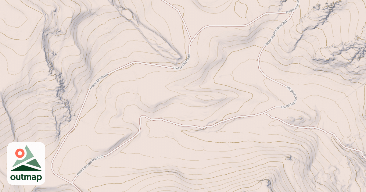 Map of MIDDLE SHEEP CREEK