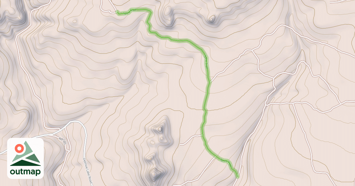 Map of Spire Trail