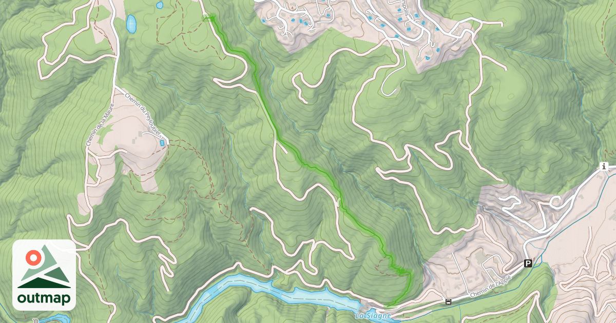Map of DH de Tourlong