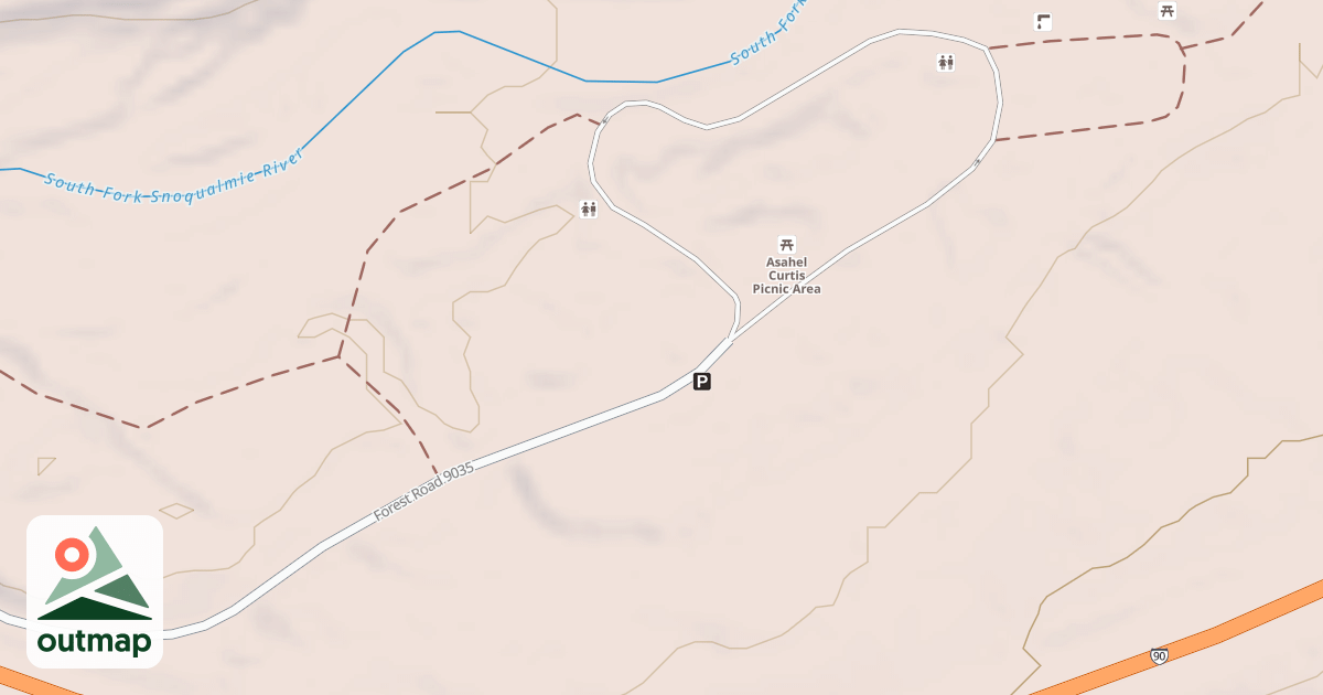 Map of ASAHEL CURTIS