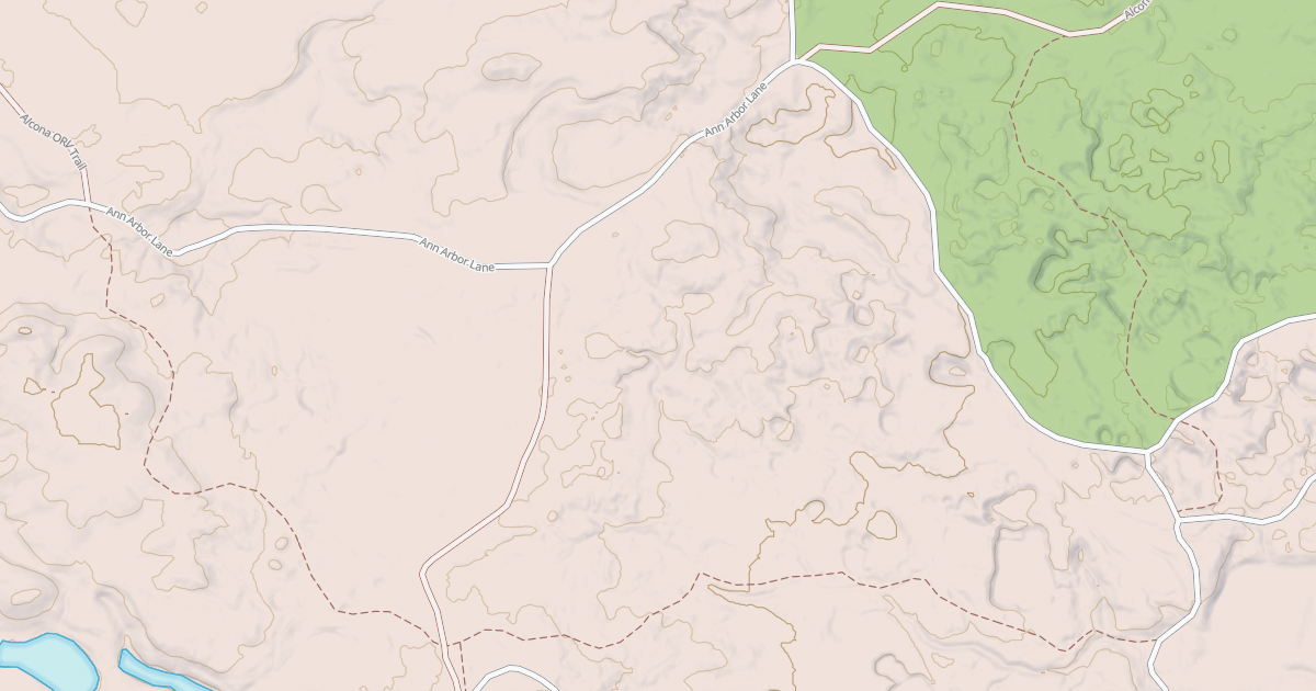 Map preview of Alcona Smt Barton City Dnr966