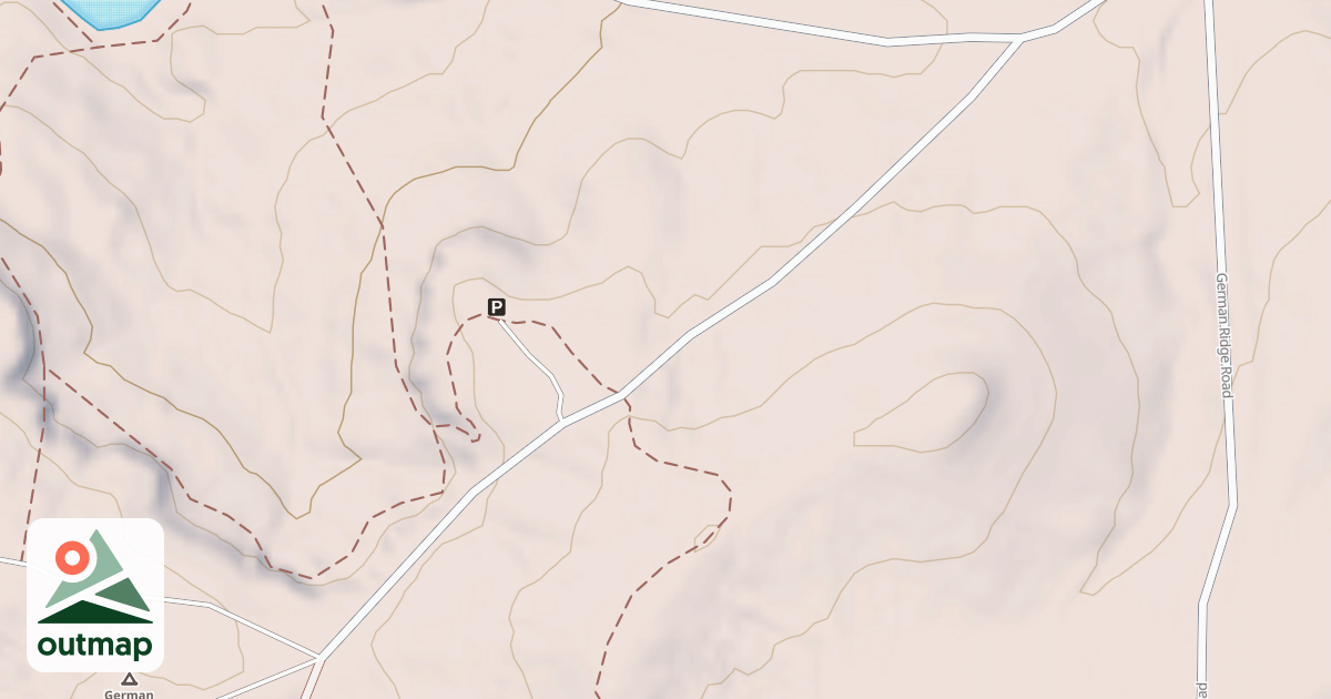 Map of GERMAN RIDGE