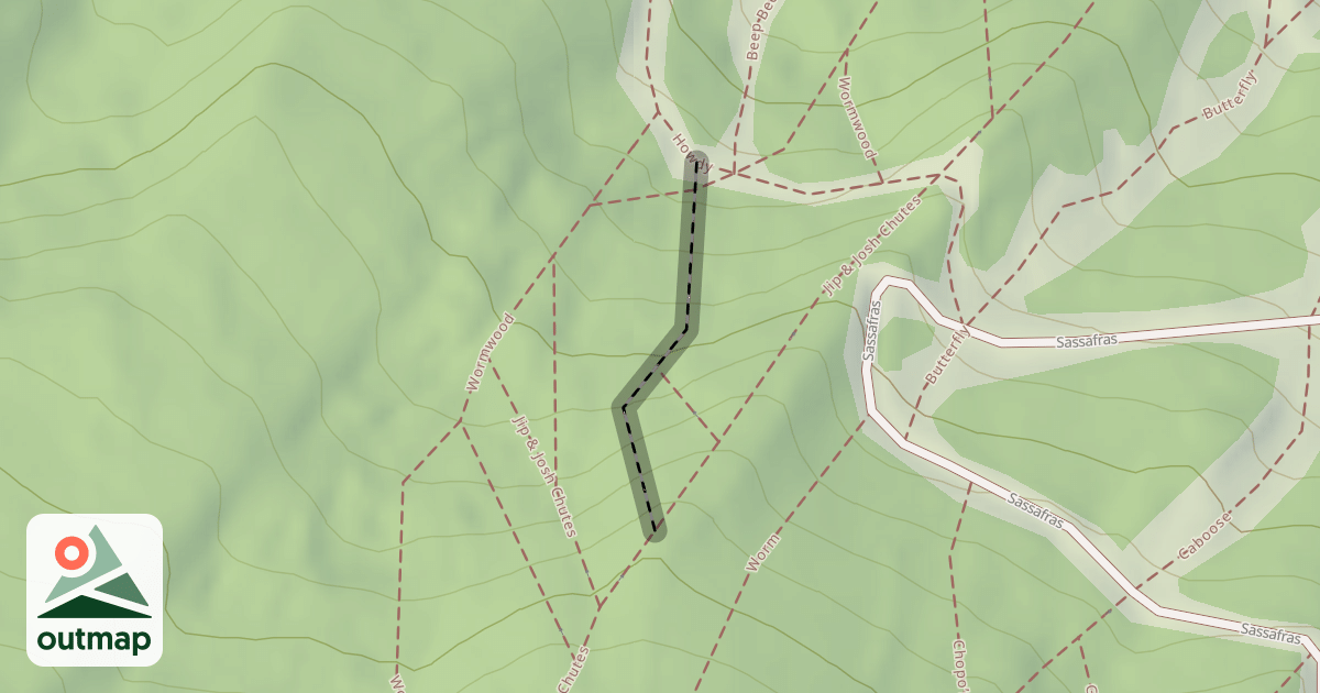 Map of Jip & Josh Chutes