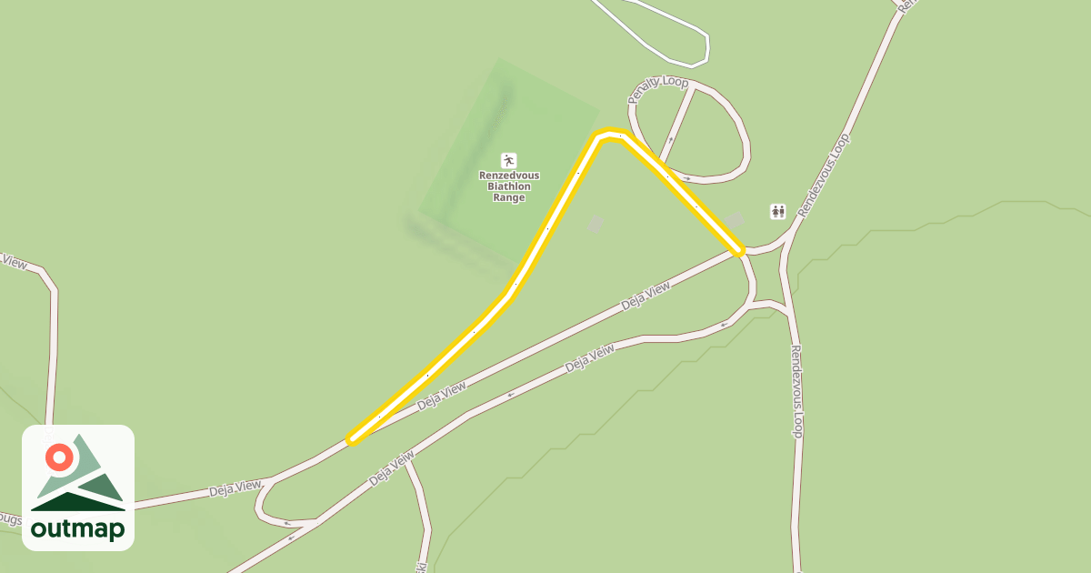 Map of Biathlon Range